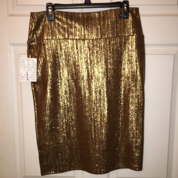 LuLaRoe Dresses & Skirts - Lula Roe Cassie skirt - Gold!
